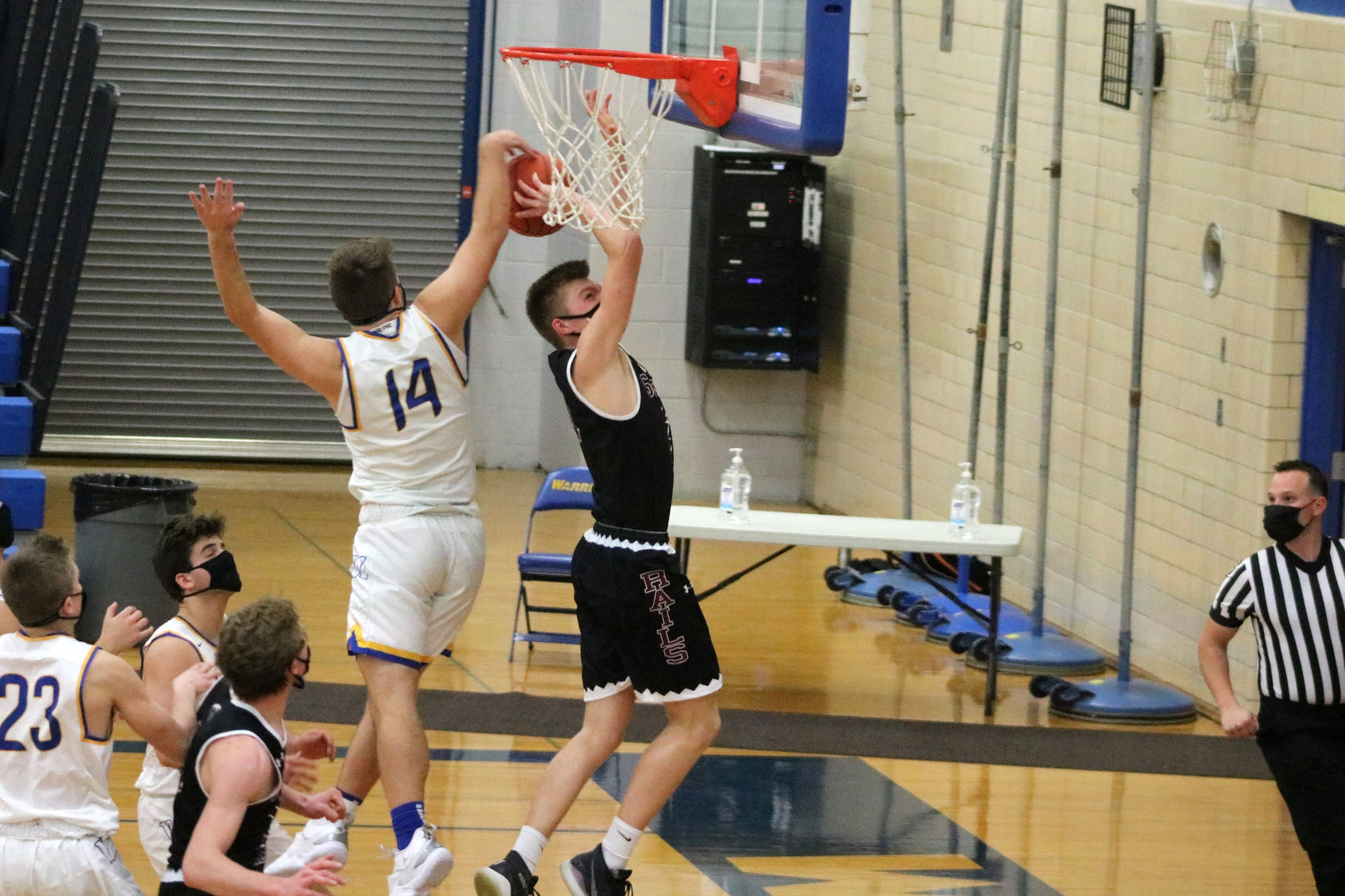 Rice Lake boys basketball vs. Spooner 12-8-20